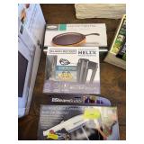 Steambuddy, Czi Fajita pan, B&D Helix hand mixer all appear NIB