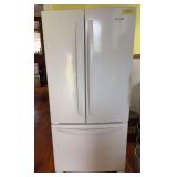Whirlpool French door refrigerator Model WRF532SMHW00 Plastic is cracked on a inside piece