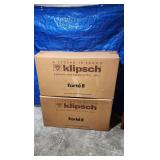 Pair Klipsch Forte II speakers used but in original boxes Oiled Oak