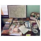 Leadville CO collectibles, table top full