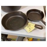 Wagner #4 & #5 skillets