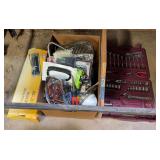 Tile cutter, tool set, box of asstd tools