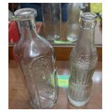 Chicago Illinois bottle and Squeeze soda bottle