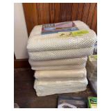 4 various size anti slip rug backers NIB