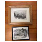 Two pieces Dubuque art