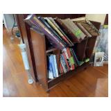 9x27x27H book/record shelf  NO CONTENTS
