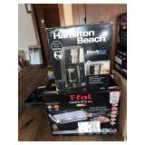T Fal Optigrill XL and Hamilton Beach coffee maker Both appear NIB