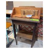 Small table and misc shelves