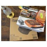 Nuwave induction cookware and Gotham low-fat grill, appear NIB