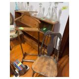 Jacket caddy and chair