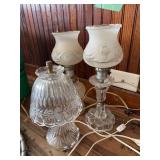 3 dresser lamps