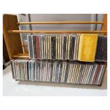 80 + CDs and rack