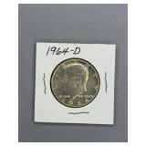 Kennedy Half Dollar 1964 D