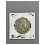 Franklin Half Dollar 1951