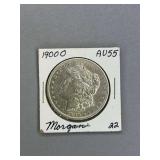 Morgan Silver dollar 1900 O