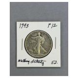 1943 Walking Liberty Half Dollar