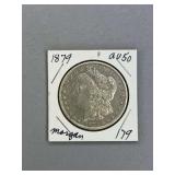 Morgan Silver dollar 1879