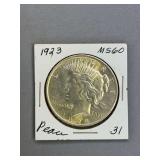 Peace Silver Dollar 1923