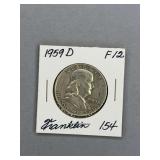 Franklin Half Dollar 1959 D