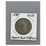 Capped Bust Half dollar 1837