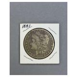 Morgan Silver dollar 1881