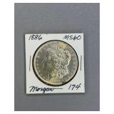 Morgan Silver dollar 1886
