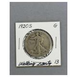 1920 S Walking Liberty Half Dollar