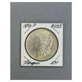 Morgan Silver dollar 1891