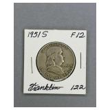 Franklin Half Dollar 1951 S