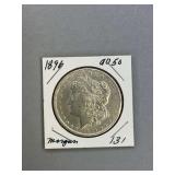 Morgan Silver dollar 1896