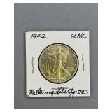 1942 Walking Liberty Half Dollar