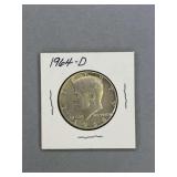 Kennedy Half Dollar 1964 D