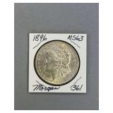 Morgan Silver dollar 1896