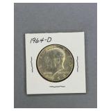 Kennedy Half Dollar 1964 D