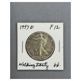 1947 D Walking Liberty Half Dollar