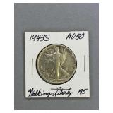 1943 S Walking Liberty Half Dollar
