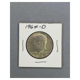 Kennedy Half Dollar 1964 D