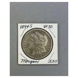 Morgan Silver dollar 1894 S
