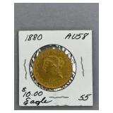 1880 $10 Gold Eagle