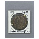 Capped Bust Half dollar 1818