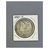Morgan Silver dollar 1880 S