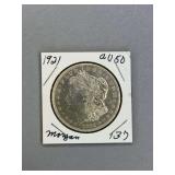 Morgan Silver dollar 1921