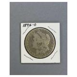 Morgan Silver dollar 1894 O