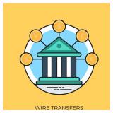 WIRE TRANSFER REQUIRED FOR ALL PURCHASES NO MATTER THE COST. Wire transfers do have a fee from your bank, so please keep this in mind when bidding.