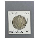 1942 D Walking Liberty Half Dollar