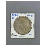 Peace Silver Dollar 1927
