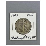 1943 Walking Liberty Half Dollar