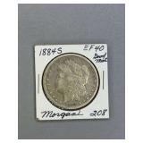 Morgan Silver dollar 1884 S
