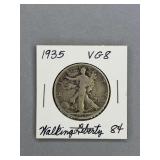 1935 Walking Liberty Half Dollar