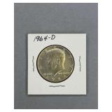 Kennedy Half Dollar 1964 D